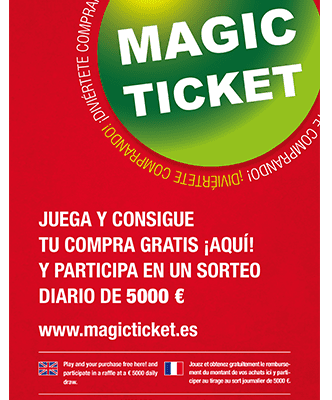 Diseño Flyer o folleto MagicTicket PorsitiosWeb Valencia